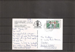 Polynésie ( CP De 1968 De Papeete Vers La Grande-Bretagne à Voir) - Cartas & Documentos