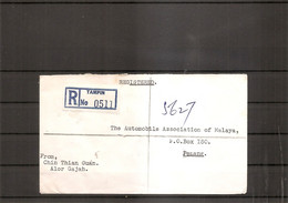 Malaisie ( Lettre Recommandée De 1958 De Tampin Vers Penang à Voir) - Malayan Postal Union