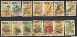 Solomon Islands  1979 Reptiles  Various Values  Fine Used - Salomoninseln