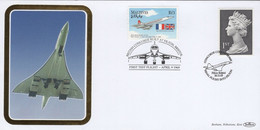 Great Britain Maldives 2003 Final Flight Of Concorde Into Filton, UK - Lettres & Documents