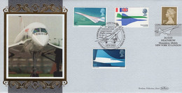 Great Britain 2003 Final Flight Of Concorde New York To London - Cartas & Documentos