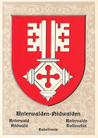 Canton Kanton  Unterwalden Nidwalden Unterwald Nidwald Unterwaldo Sottoselva Armoiries Wappen Stemma 10X15 Cm - Other & Unclassified