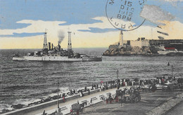 Tarjeta Postal  - Republica De Cuba - Entrada Del Puerto  HAVANA  1912 - Cuba