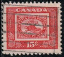 Canada 1951 Yv. N°249 - Centenaire Du Timbre, Castor - Oblitéré - Gebraucht