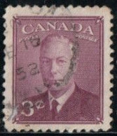 Canada 1950 Service Yv. N°22 - 3c Lilas - Oblitéré - Altri & Non Classificati