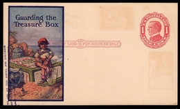 U.S.A.(1913) The Famous Allentown Postal Card With Multiple Ads Found With A Specimen Overprint. Only 8 Known. - Souvenirs & Special Cards