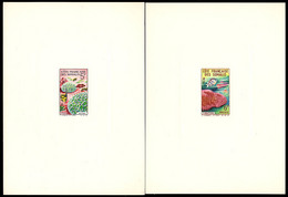 SOMALI COAST(1963) Astaea Coral. Organ-pipe Coral. Set Of 2 Deluxe Sheets. Scott Nos 298-9, Yvert Nos 316-7. - Sonstige & Ohne Zuordnung