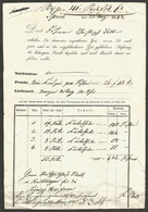 GERMANY. 1847. FREIGHT DELIVERY DOCUMENT. - 1800 – 1899