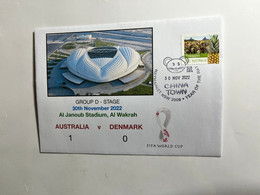 (3 M 39 A) FIFA World Cup Qatar 2022 - Ausralia V Denmark (30-11-2022) - 2022 – Qatar