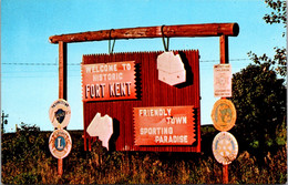 Maine Sign Post At Fort Kent - Autres & Non Classés