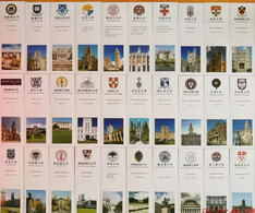 China Bookmark，World Famous Universities，30 Bookmarks - Marque-Pages