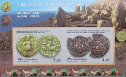 Tajikistan  2010  Ancient  Coins    IMPERFORATED  S/S    MNH - Tajikistan