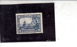PERU  1934-6 - Yvert  300° - Serie Corrente - Perú