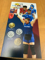 Philippines Stamp M Card Sports Weightlifting Boxing Gold Silver Bronze Winner - Verano 2020 : Tokio