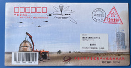 China Space 2022 Shenzhou-13 Manned Spaceship Landing Cover, Jiuquan Center - Asien