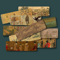 China Bookmark，China's Famous Painting，10 Bookmarks - Marque-Pages