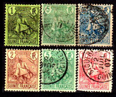 8) French Guinea: Stamps Issued By 1904 (+/o) LH/Used-Quality And Price In Your Opinion. - Otros & Sin Clasificación