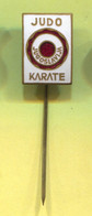 Judo / Karate Association Yugoslavia, Vintage Pin Badge Abzeichen, Enamel - Judo