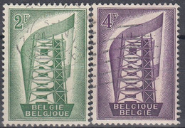 BELGIUM 1043-1044,used - 1956
