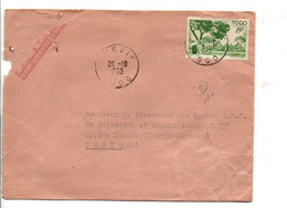 TOGO SEUL SUR LETTRE POUR LA FRANCE 1955 - Briefe U. Dokumente