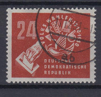 DDR 275 Volkswahlen Am 15.10.1950 24 Pf Gestempelt /6 - Autres & Non Classés