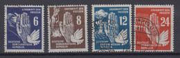 DDR 276-279 Frieden 6 Pf, 8 Pf, 12 Pf, 24 Pf Gestempelt /3 - Autres & Non Classés