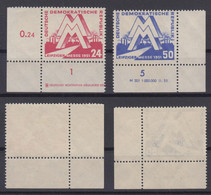 DDR 282-283 DZ Eckrand Leipziger Frühjahrsmesse 24 Pf + 50 Pf Postfrisch - Altri & Non Classificati