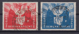 DDR 284-285 Deutsch-polnische Freundschaft 24 Pf + 50 Pf Gestempelt /2 - Altri & Non Classificati