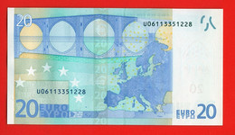 103 - 20 EUROS 2002 NEUF Signature WIM DUISEMBERG  N° U06113351228 - Imp L004F1 - 20 Euro