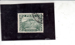 PERU  1932-5 - Yvert  281° - Vulcano - Costituzione - Perú