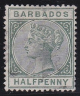 Barbados  .    SG   .      90   .     Wmk  Crown CA      .   1882-86     .    (*)      .   Without Gum - Barbados (...-1966)