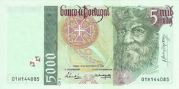 Portugal 5000 Escudos 12.9.1996, Rare Serie UNC, P-190b - Portugal