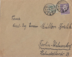 Oberschlesien Brief Mif Minr.5, 15 Gleiwitz 11.4.20 Gel. Nach Berlin - Abstimmungsgebiete