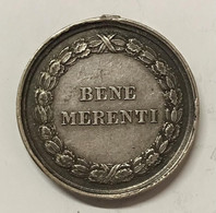 Bene Merenti S P Q T Medaglia Appiccagnolo Asportato - Monarchia/ Nobiltà