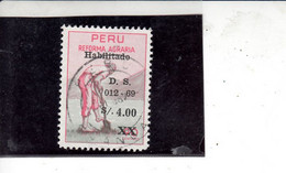 PERU  1969 - Yvert    498° - Riforma - Perú