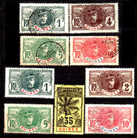 9) French Guinea: Stamps Issued By 1906-1913 (+/o) Hinged/Used-Quality And Price In Your Opinion. - Otros & Sin Clasificación