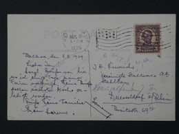 AA 19 ETATS UNIS  BELLE CARTE  1929  A  DUSSELDORF GERMANY   +++AFFRANCH. INTERESSANT++ - Briefe U. Dokumente