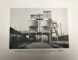 Planche Usine Industrie Chemins De Fer SNCFB La Gare De Schaerbeek - Machines