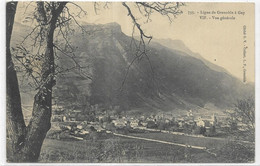 D 38. VIF.  VUE GENERALE CARTE ECRITE. LIGNE DE GRENOBLE A GAP - Vif