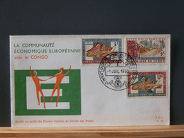 101/557  FDC  CONGO  1963 - Lettres & Documents