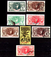 10) French Guinea: Stamps Issued By 1906-1913 (+/o) Hinged/Used-Quality And Price In Your Opinion. - Otros & Sin Clasificación