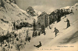 Chamonix Mont Blanc * Skieurs , Hôtel Du Planet , Hiver * Sports D'hiver Ski Skieur - Chamonix-Mont-Blanc
