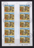 Monaco  -  1992  - Marquisat Des Baux De Provence -  Obliteres  En Feuillet - Used Stamps