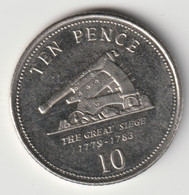 GIBRALTAR 2009: 10 Pence, KM 1082 - Gibraltar