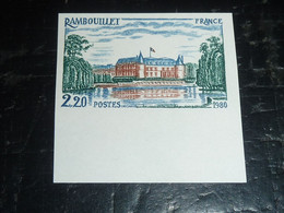 TIMBRE DE FRANCE NON DENTELE N°2111 Série Touristique Château De RAMBOUILLET - BELLE MARGE - NEUF SANS CHARNIERE (C.V) - 1971-1980