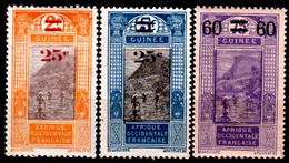 22) French Guinea: Stamps Issued By 1922-1924 (+) Hinged-Quality And Price In Your Opinion. - Andere & Zonder Classificatie