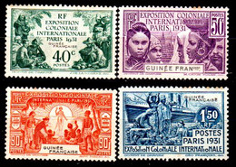 23) French Guinea: Stamps Issued By 1931 (+) LH-Quality And Price In Your Opinion. - Andere & Zonder Classificatie