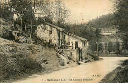 Sathonay * Route Et Le Château Branlant * Villageois Ferme ? - Non Classés