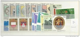 1974 MNH San Marino, Postfris** - Años Completos