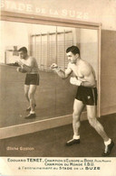 Boxe * Boxeur Edouard TENET , Champion D'europe Et Champion Du Monde Poids Moyens * à L'entrainement Stade De La Suze - Boxsport